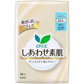 로리에 시아와세 소하다 많은 낮용 22.5cm 날개없음 24개 카오