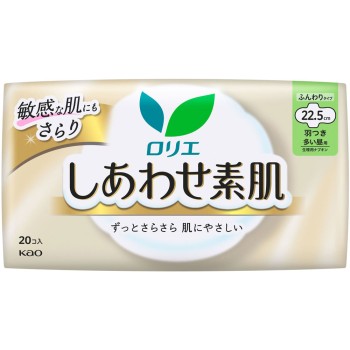 로리에 행복한 피부 많은 낮용 22.5cm 날개 포함 20개 카오