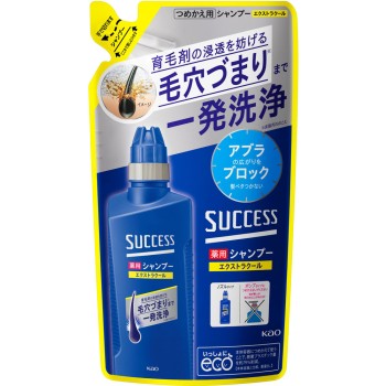석세스 약용샴푸 엑스트라 쿨 리필 320ml 카오