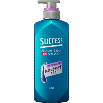 석세스 린스 불필요 약용 샴푸 스무스 워시 본체 400ml 카오