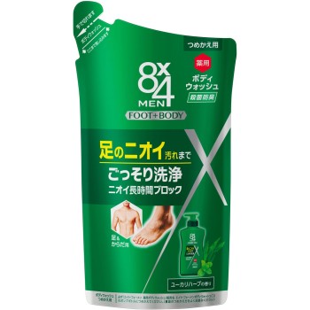 8×4MEN 약용바디워시 리필 300ml 카오