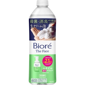 비오레 더 페이스 거품 세안료 아크네 케어 리필용 340ml 카오