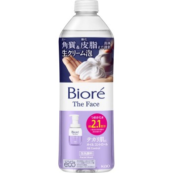 비오레 더 페이스 거품 세안료 오일 컨트롤 리필 340ml 카오