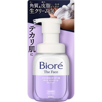 비오레 더 페이스 거품 세안료 오일 컨트롤 본체 200ml 카오