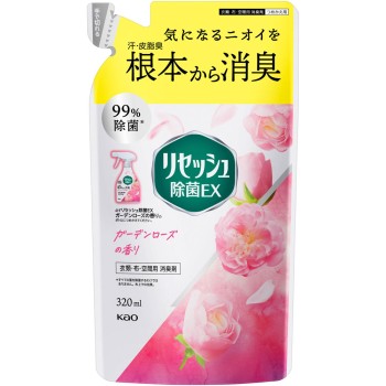 리세쉬 제균 EX 가든 로즈향 리필 320ml 카오