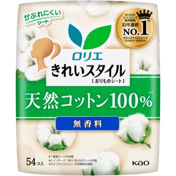 로리에 키레이 스타일 천연코튼100% 54개 카오