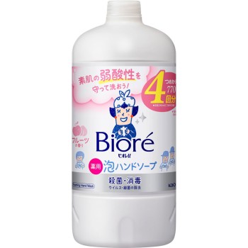 비오레U 거품 핸드소프 과일 향 리필 770mL 카오