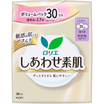 로리에 행복한 맨살 볼륨팩 특히 많은 낮용 25cm 날개형 30개 카오