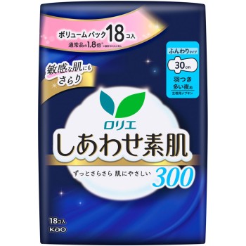 로리에 시아와세 소하다 볼륨팩 많은 밤용 30cm 날개있음 18개 카오