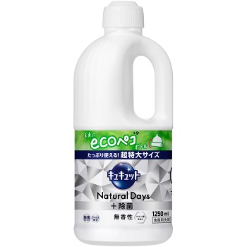 큐큐트 Natural Days+제균 무향 리필용 1250ml 카오