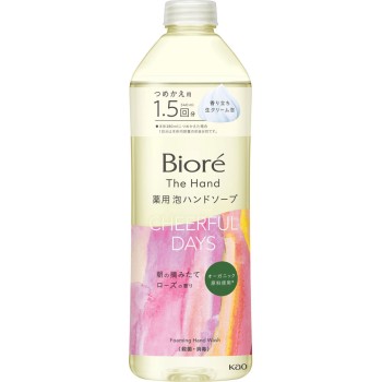 비오레 더 핸드 거품 핸드소프 아침에 딴 로즈향 리필 340ml 카오