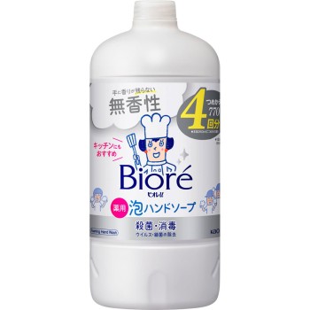 비오레 u 폼 핸드솝 무향 리필 770ml 카오