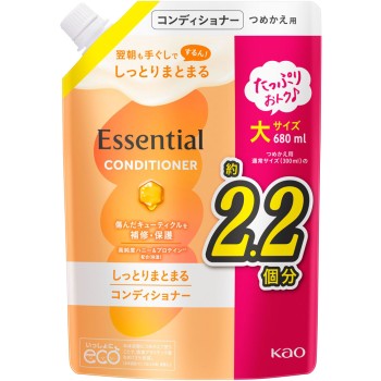 에센셜 촉촉하게 정리되는 컨디셔너 리필 680mL 카오