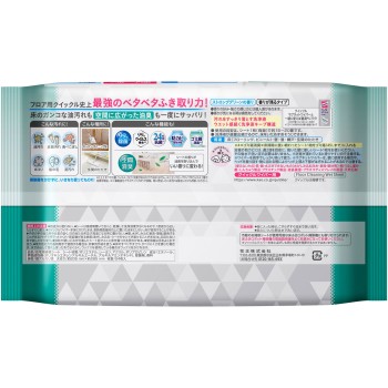퀵클 와이퍼 입체 흡착 웨트 시트 스트롱 공간 초소취 24매입 카오