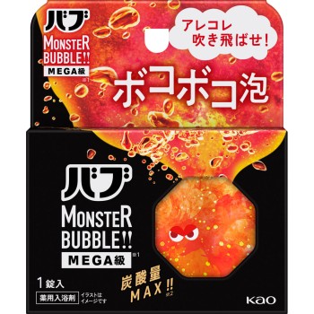 버브 몬스터 버블 MEGA급 보글보글 거품 1정
