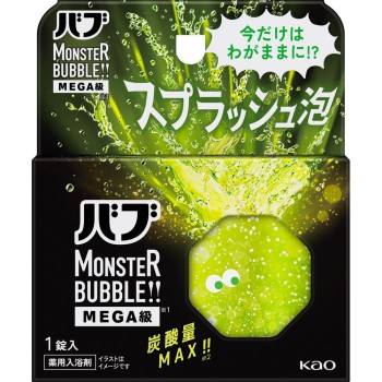 버브 몬스터버블 MEGA급 스플래쉬 거품 1정 카오