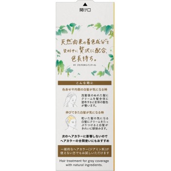 브로네 나추리라 색 오래 지속 컬러트리트먼트 다크브라운 교체용 155g 카오