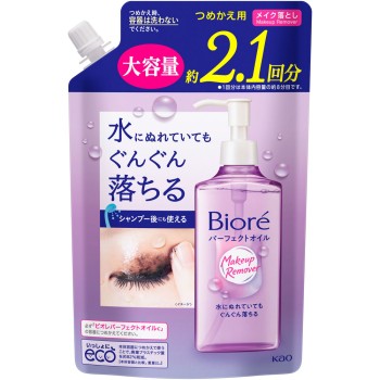 비오레 퍼펙트 오일 리필용 대용량 390mL 카오