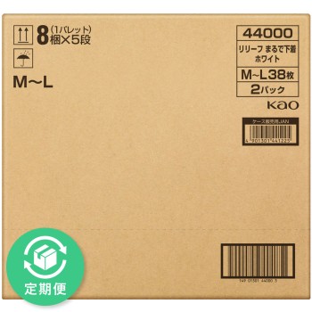 리리프 팬츠 타입 마치 속옷 2회분 M-L 38매×2 카오