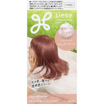 리제 거품컬러 슈가핑크 115mL 카오