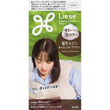 리제 거품 컬러 머리색 되돌리기 내추럴브라운 115ml 카오