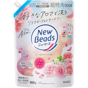 뉴비즈 로즈&마그놀리아향 리필 900g 카오