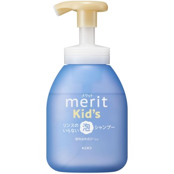 메리트 키즈 린스 불필요 거품 샴푸 펌프 330ml 카오