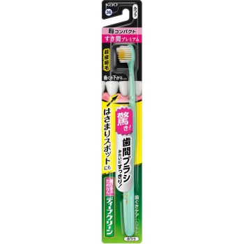 딥 클린 칫솔 사이사이 프리미엄 초 컴팩트 보통 1개 카오