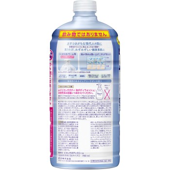 비오레 더 바디 거품 타입 퓨어리 사봉 향 리필용 780mL 카오