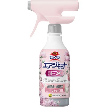 바스 매직 클린 에어제트 제균 EX 플라워 샤워향 본체 390ml 카오