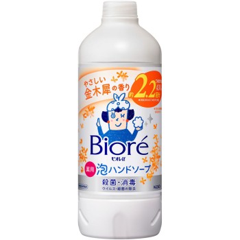 비오레u 거품 핸드소프 금목서향 리필용 430ml 카오