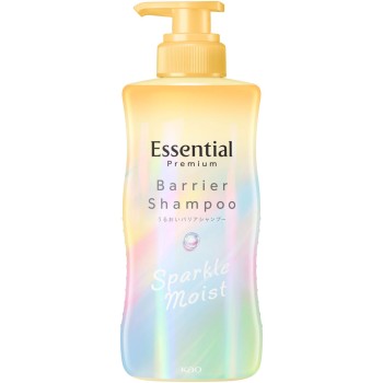 에센셜 프리미엄 보습 배리어 샴푸 스파클 모이스트 펌프 430ml 카오