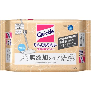 크이클 와이퍼 입체 흡착 웨트 시트 무첨가 타입 24매 카오