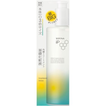 소피나 iP 각층 트리트먼트 기초 화장액 초BIG 사이즈 펌프 타입 480ml 카오소피나