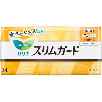 로리에 슬림가드 가벼운 날 34개입 카오