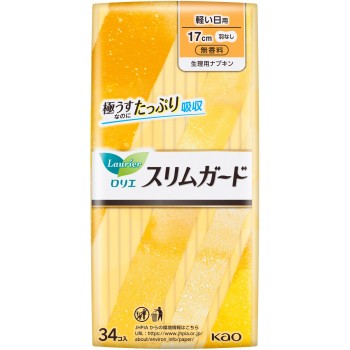 로리에 슬림가드 가벼운 날 34개입 카오