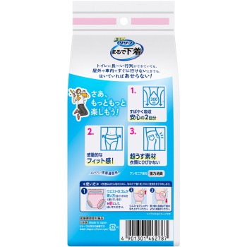 리리프 팬츠타입 마치 속옷같은 2회분 핑크 L 2매 카오