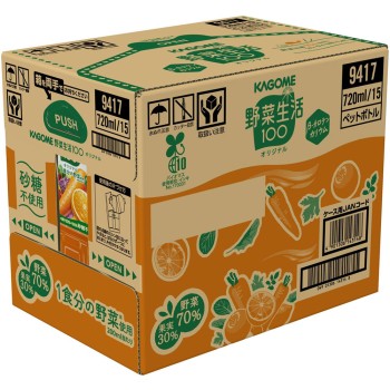 야채 생활100 오리지널 스마트PET 케이스 720ml×15