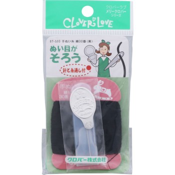 러브메리 손바느질 실 면 30번(블랙) 67-580 클로버