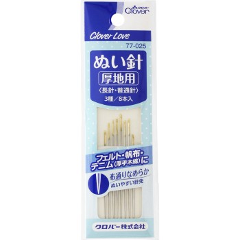 클로버러브 재봉 바늘 두꺼운 천용 클로버