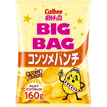 빅백 포테이토칩스 콘소메 펀치 160g 칼비