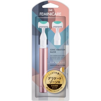 FEMINICARE 음파 진동면도기 교체날2상점함 카이 안전면도