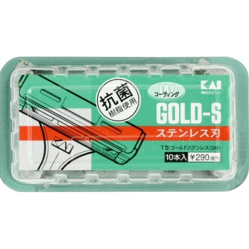 T형 골드 스테인리스(SM) 10개 카이 안전면도