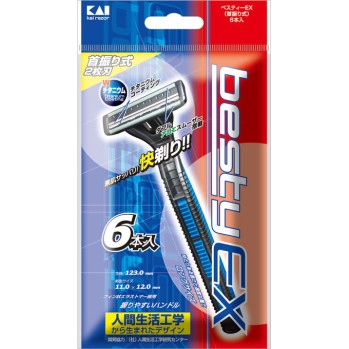 베스티EX 진동 헤드 6개입 카이 안전면도