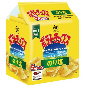 5개 팩 포테이토 칩스 노리시오 125g