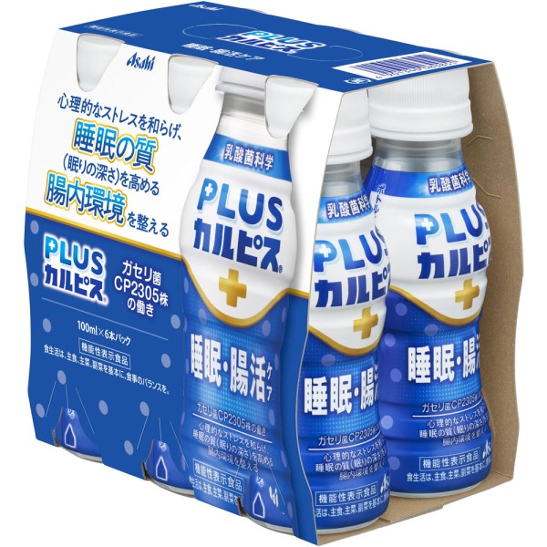 PLUS 칼피스 수면장활케어 100ml×6P 칼피스