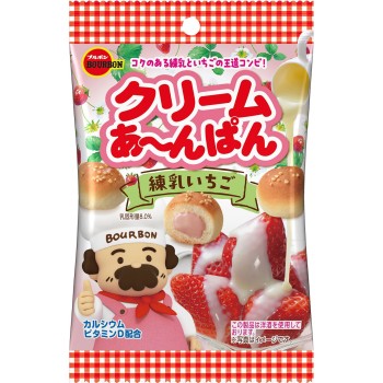 크림 앙팡 연유 딸기 봉지 38g