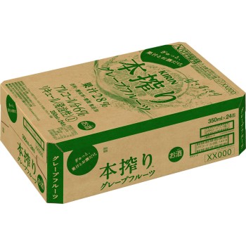 혼시보리 추하이 자몽 케이스 350ml×24