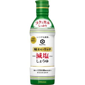 킷코만 언제나 신선 맛 리치 감염 간장 450ml