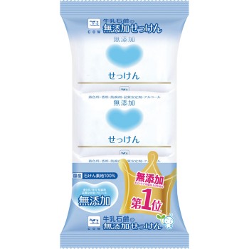 카우 브랜드 무첨가 비누 3P 우유비누공진사